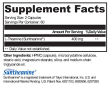 Load image into Gallery viewer, L-Theanine - 120 Capsules