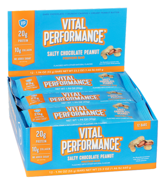 Vital Performance Salty Chocolate Peanuts 12 Bars