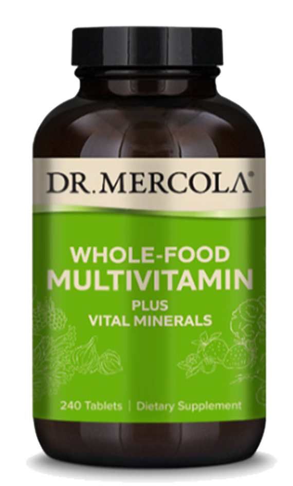 Whole-Food Multivitamin Plus Vital Minerals 240 Tablets