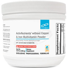 Load image into Gallery viewer, XYMOGEN, ActivNutrients without Copper &amp; Iron Multivitamin Powder Fruit Punch 60 Servings
